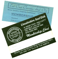 Cleethorpes membership cards