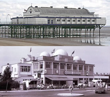 Cleethorpes Pier and the Winter Gardens