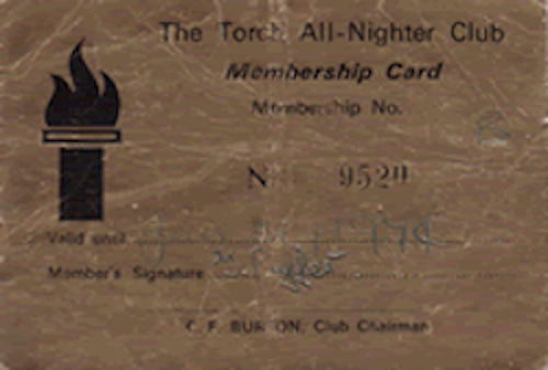 Torch membership card