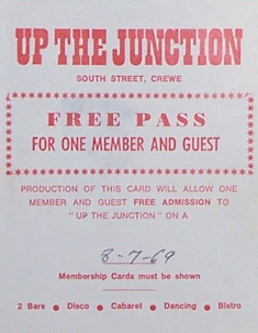 Up The Junction free pass