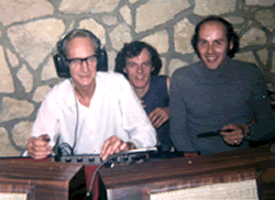 Ron Holtham, Tim Puffer and Dave Nicholls at the decks